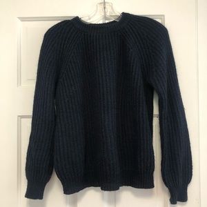 Navy Knit Sweater